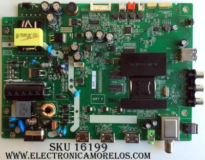 MAIN / TCL T8-32NAZP-MA2 / 40-UX38M0-MAD2HG / UX38M0 / GTC000518A / V8-UX38001-LF1V029 / PANEL LVW320CS0T E273 / ST3151A05-A VER 2.1 / MODELO 32S3800TSAA