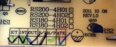 FUENTE DE PODER / RCA RE46HQ2000 / RS200-4H01 / RS123400A / MODELO 40LA45RQ / 42LB45RQ - Imagen 3