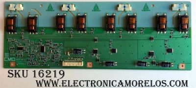 BACKLIGHT INVERTER / TOSHIBA 27-D042850 / T87I029.26 / 75021314 / PANEL V315B5-L12 Rev.C1 / MODELOS 32DT1U / 32C110U / 32C100U2 / 32CV100U