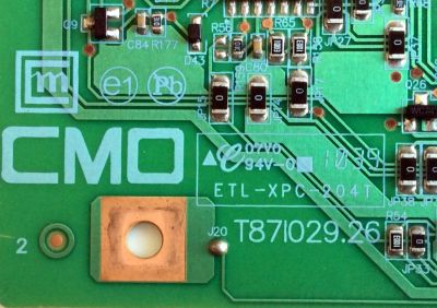 BACKLIGHT INVERTER / TOSHIBA 27-D042850 / T87I029.26 / 75021314 / PANEL V315B5-L12 Rev.C1 / MODELOS 32DT1U / 32C110U / 32C100U2 / 32CV100U - Imagen 3