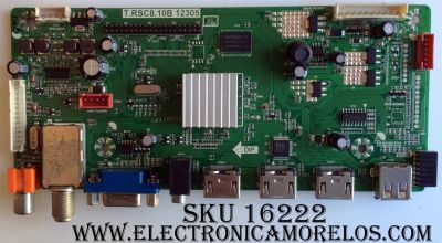 MAIN / SCEPTRE C12090003 / T.RSC8.10B 12305 / T201209013 / (KASC8M10L) / 20120925153832-10BLED / PANEL T315CK11-HW2 / MODELO X322BV-HD