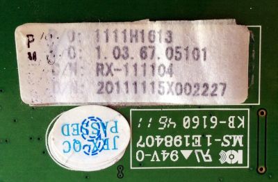 MAIN / SEIKI 1111H1613 / CV318H-D / 1112R0359 / 1.03.67.05101 / PANEL LTA400HM17 / MODELO SC402TT 	 - Imagen 3