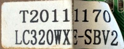 MAIN / SEIKI 1111H1613 / CV318H-D / 1112R0359 / 1.03.67.05101 / PANEL LTA400HM17 / MODELO SC402TT 	 - Imagen 2