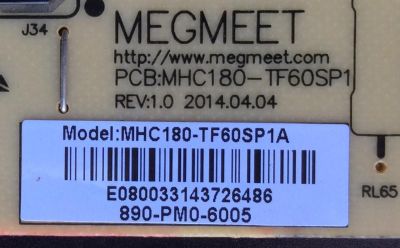 FUENTE DE PODER / CHANGHONG MP100D-1MF13 / MP100D-1MF12 / ZD-95(G)F / MODELO LED42YC2000UA / PANEL M420F13-E1-L(G1)	 - Imagen 2