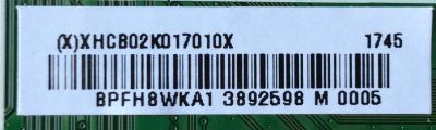 MAIN PARA TV SONY / NUMERO DE PARTE 1-897-242-11 / XHCB02K017 / 715G8847-M01-000-005K / 715G8847-M0E-000-005K / PANEL TPT500U1-QVN03.U REV:S7B0E / MODELO KD-50X690E - Imagen 2