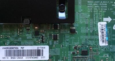 MAIN PARA TV SAMSUNG / BN94-12640X / BN41-02568B / BN97-13470A / PARTE SUSTITUTA BN94-12569A / PANEL CY-GK040HGLVCH / CY-GK040HGLV3H / DISPLAY BN96-39233A / LSF400FN05-L05 / MODELOS UN40MU6290 / UN40MU6290FXZA / UN40MU6290FXZA FA01 / UN40MU6290FXZA FB02 - Imagen 2