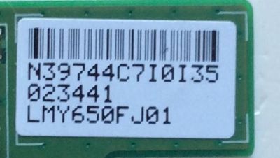 T-CON / SONY LJ92-39744C / 39744C / 17Y_SGU13TSTLTA4V0.1 / MODELO XBR-65X900E / XBR65X900E / XBR-65X900F / XBR65X900F / PANEL YD7S650DND01B	 - Imagen 2