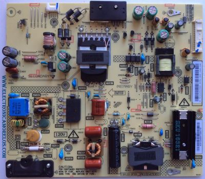 FUENTE DE PODER PARA TV TOSHIBA / NUMERO DE PARTE PK101W1530I / FSP122-3FS01 / 02-PK101W1530I-DSPIL / 3BS0427812GP / PANEL U500DU01 TT101 REV:CD1.A / U500DU01-TT101 REV:CD1.A / MODELO 50L711U18