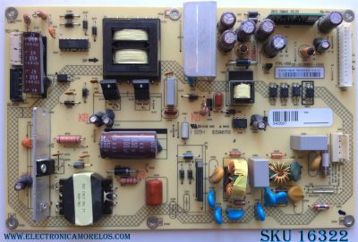 FUENTE DE PODER / SHARP 9JY0940CTJ05000 / 09-40CTJ050-00 / FTPL-009 / 1P-0132X011010 / MODELO LC-40LE550U / PANEL S400DH3-1	