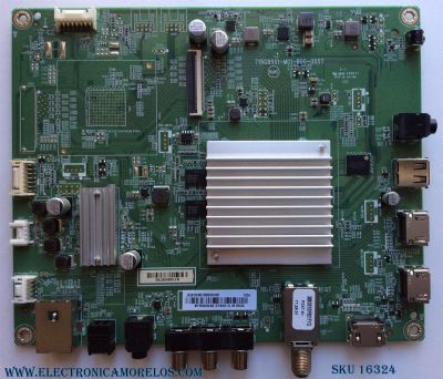 MAIN / INSIGNIA 756TXHCB01K0240 / XHCB01K024 / CBPRGSIKA2 / 715G8501-M01-B00-005T / 756TXHCB01K024 / XHCB01K024010X / (X)XHCB01K024010X / BPRGSIKA2 / PANEL TPT500U1-QVN03.U REV:S7B0B / MODELO NS-50DR620NA18