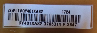 FUENTE DE PODER / INSIGNIA PLTVGY401XAS2 / 715G8775-P01-000-002H / PANEL´S TPT500U1-QVN03.U REV:S7B0B / TPT500U1-QVN03.U REV:S7B0G / MODELOS NS-50DR620NA18 - Imagen 2