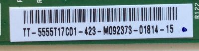 T-CON SONY / 5555T17C01 / 55.55T17.C01 / T550QVN02.0 / 55T17-C08 / PANEL YD4S550LTU01 / MODELO XBR-55X900B - Imagen 2
