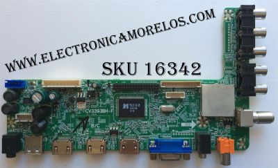 MAIN / QUASAR SQ5000-MAIN / CV3393BH-F / SMT140657-0873 / MODELO SQ5000 / PANEL V500HJ1-LE1 REV.C1	