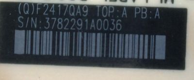 FUENTE DE PODER / VIEWSONIC F2417QA9 / (Q)F2417QA9 / 715G7272-P02-000-003M / MODELO CDE4302 / PANEL TPT430H3-HVN01.U REV:S272B	 - Imagen 2