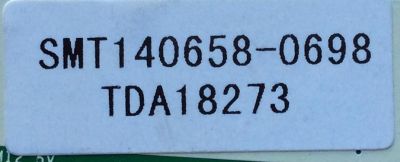 MAIN / QUASAR SQ5000M-MAIN / SMT140658-0698 / TDA18273 / CV3393BH-F / MODELO SQ5000M / PANEL V500HJ1-LE1 REV.C1	 - Imagen 2