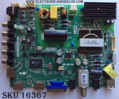 MAIN / FUENTE / (COMBO) / SANYO 02-SHY39A-CKS001 / B14060260 / TP.MS3393T.PB79 / 3MS3393X-2 / MODELO DP40D64 P40D64-02 / PANEL LVF400SSDXE7V6	