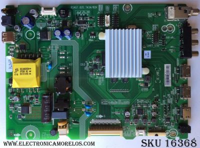 MAIN / FUENTE (COMBO) / SHARP 214565 / 209508/ E7.2.5.6440 / RSAG7.820.7434/ROH / HU32K2601HWR / TP176PH20A / PARTE SUSTITUTA 202061 MODELO LC-32LB591U / PANEL HD315K2H81-B1	