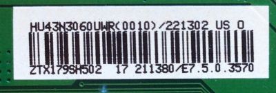 MAIN / BEST BUY / SHARP 221302 / 211380 / RSAG7.820.7350/ROH / HU43N3060UWR / PANEL HD426KU52\S0\BBY\GM\ROH / MODELO LC-43LBU591U - Imagen 2