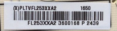 FUENTE DE PODER / SHARP PLTVFL253XXA2 / 715G7198-P01-002-003S / MODELO LC-32LB481U / PANEL TPT315B5-HVN05.A REV:S601B / TPT315B5-HVN05.A  REV:S800H	 - Imagen 2