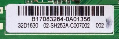 MAIN / FUENTE (COMBO) / TOSHIBA B17083284 / TP.MS3553.PB789 / 3MS553LC5NA.02 / 02-SH253A-C007002 / PANEL LVW320CSDX E26 V7 / MODELO  / 32L310U18 - Imagen 2