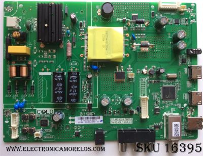 MAIN / FUENTE (COMBO) / TOSHIBA B17007329 / TP.MS3553.PB789 / 3MS553LC5NA.02 / 02-SH453A-C003027 / 32D1630 / PANEL LVW320CSDX E26 V7 / MODELO 32L310U18