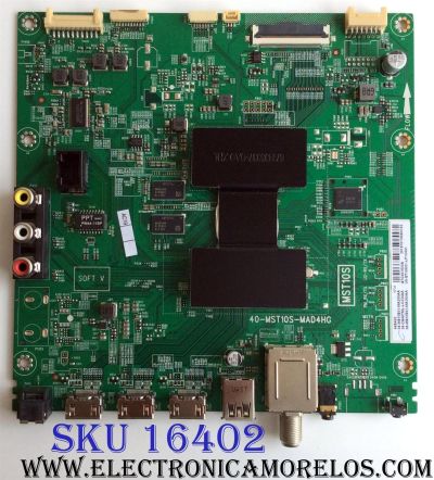 MAIN PARA TV TCL 08-CS49TML-LC224AA / 40-MST10S-MAD4HG / GTC001633A / 08-MS10S01-MA200AA / 08-CS49TML-LC224AA / 08-MS10S01-MA300AA / PANEL LVU485ND1LCD9W06 V1 / MODELOS 49S403TBAA / 49S405TAAA / 55S405TBBA / 49S405TABA
