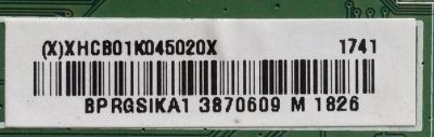 MAIN / INSIGNIA XHCB01K045 / 715G8501-M01-B00-005T / (X)XHCB01K045020X / MODELO NS-55DR620NA18 / PANEL TPT550U2-D072.L REV:S01B / DISPLAY ST5561D07-2 - Imagen 2