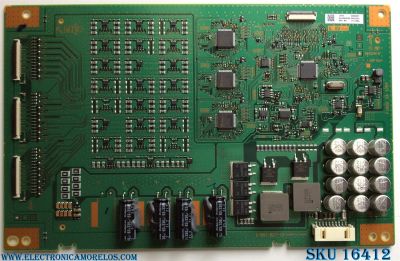 LED DRIVER / SONY A2166063B / 1-981-827-12 / MODELO XBR-55X900E / PANEL YD7S550DND01B	