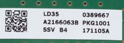 LED DRIVER / SONY A2166063B / 1-981-827-12 / MODELO XBR-55X900E / PANEL YD7S550DND01B	 - Imagen 2