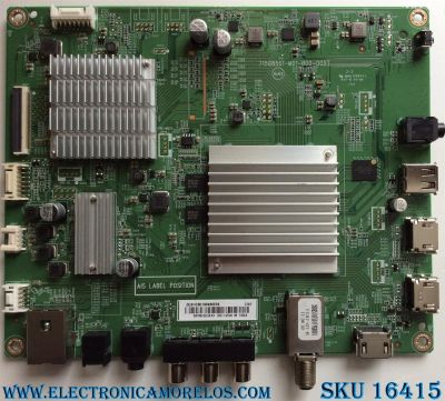 MAIN / INSIGNIA XHCB01K048 / 715G8501-M01-B00-005T / XHCB01K0480 / (X)XHCB01K048020X / PANEL TPT550U1-QVN05.U REV:S57B0A / MODELO NS-55DR620NA18