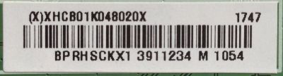 MAIN / INSIGNIA XHCB01K048 / 715G8501-M01-B00-005T / XHCB01K0480 / (X)XHCB01K048020X / PANEL TPT550U1-QVN05.U REV:S57B0A / MODELO NS-55DR620NA18 - Imagen 2