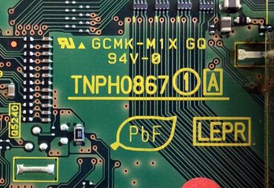 MAIN / PANASONIC TXN / A11NDUS / TNPH0867AB / TNPH0867 / PANEL AX094A076G / MODELO TH-37LRU20 - Imagen 2