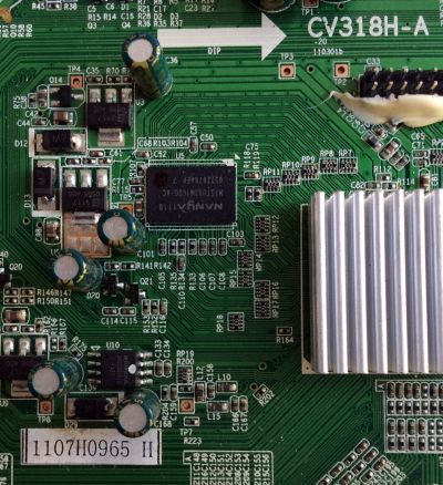 MAIN / WESTINGHOUSE 1107H0965 H / CV318H-A / 1107H0965 / TI11263 / PANEL T400D3-HA24-L01 VER.C1 / MODELOS LD-4070Z TW-63601-S040G / LD-4080 TW-63401-T040A - Imagen 3