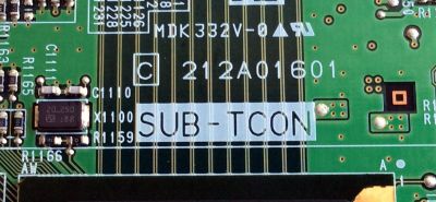 SUB T-CON / MITSUBISHI 921C568001 / 921C5680 01 / 212A01601 / 1C566 / PANEL LTA460HE08 / MODELO LCD-46LF2000 (M) - Imagen 3