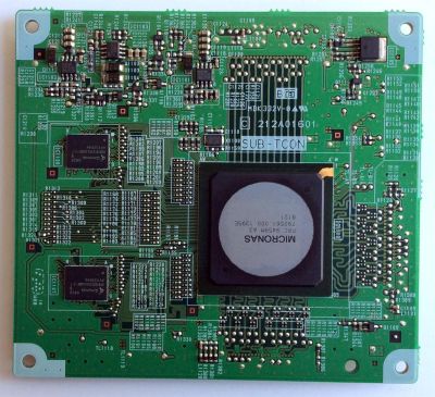 SUB T-CON / MITSUBISHI 921C568001 / 921C5680 01 / 212A01601 / 1C566 / PANEL LTA460HE08 / MODELO LCD-46LF2000 (M) - Imagen 4