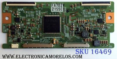 T-CON / VIZIO 6871L-2155C / 6870C-0312B / 2155C / PANEL LC470WUD (SC)(A1) / MODELO E470VA