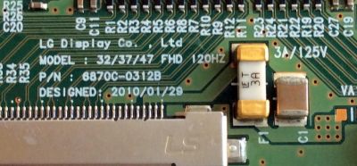 T-CON / VIZIO 6871L-2155C / 6870C-0312B / 2155C / PANEL LC470WUD (SC)(A1) / MODELO E470VA - Imagen 2