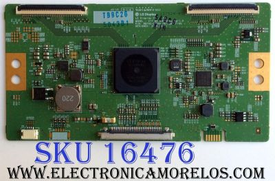 T-CON LG 5043B / 6871L-5043B / 6870C-0689A / 13752N-01 / PANEL LC650EGE (FK)(M1) / MODELO 65UJ7700-UA BUSYLJR