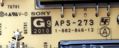 FUENTE DE PODER / SONY 1-474-257-12 / APS-273 / 147425712 / 1-882-846-12 / APS-274(CH) / PANEL`S LTW460HQ02 B00 / LTW550HQ01 / MODELOS KDL-46NX810 / KDL-55NX810 - Imagen 3