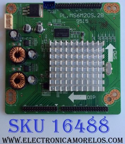 TARJETA  DRIVER INTERFACE  / SIGMAC 1071101001 / PL.MS6M20S.2B 9515 / PANEL LC4201WUL (SB)(T1) / MODELO LE42AB1