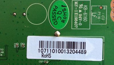 TARJETA  DRIVER INTERFACE  / SIGMAC 1071101001 / PL.MS6M20S.2B 9515 / PANEL LC4201WUL (SB)(T1) / MODELO LE42AB1 - Imagen 2