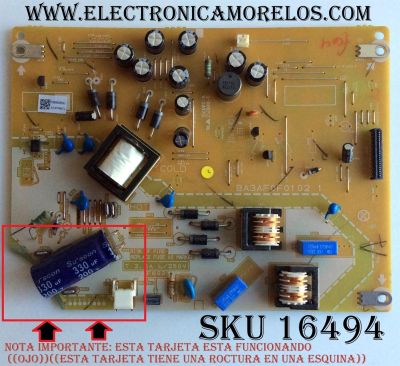 FUENTE DE PODER / MAGNAVOX A3AF0021 / BA3AF0F0102 1 / BA3AF0F0102 2 / SUSTITUTAS A3AFMMPW-001 / A3AFCMPW-001 / PANEL U3FF5XT / MODELOS 32ME303V / F7 ME1 / 32ME303V / F7 ME2 / LF320EM4F ME2 / LF320EM4F ME1 / LF320EM4 ME6 / LF320EM4 ME3 / LF320EM4 ME1