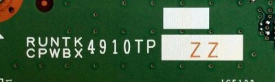 T-CON PARA TV SHARP / NUMERO DE PARTE RUNTK4910TPZZ / CPWBX4910TPZZ / 4910TPZZ / KF778 / XF778WJN2 / QKITPF778WJN2 / QPWBXF778WJN2 / PANEL´S LK600D3GW30Z / LK600D3GW30R / MODELOS LC-60LE830U / LC-60LE831U / LC-60LE832U / LC-60LE835U - Imagen 2