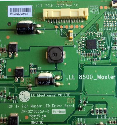 LED DRIVER MASTER / LG 3PHGC10005A-R / PCLH-L910A / LE 8500_Master / PANEL LE85M47T240V5 / MODELOS 47LE8500-UA AUSWLJR / 47LE8500-UA AUSWLUR - Imagen 2