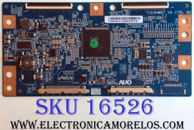 T-CON / TOSHIBA 55.46T09.C10 / T315HW07 V9 / 5546T09C10 / 31T14-C0A / PANEL T460HF02 V.0 / MODELO 46SL417U