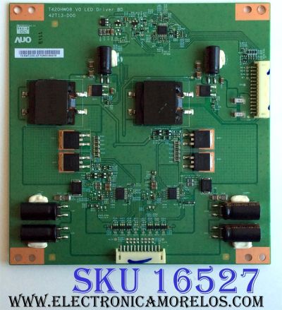 LED DRIVER / TOSHIBA 55.46T11.D01 / T420HW08 V0 / 42T12-D00 / 5546T11D01 / PANEL T460HF02 V.0 / MODELO 46SL417U