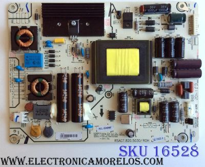 FUENTE DE PODER / HISENSE 169478 / RSAG7.820.5030/ROH / HLL-3240WF / MODELO LTDN42A300MH