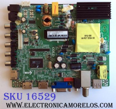 MAIN / FUENTE (COMBO) / WESTINGHOUSE 34013648 / 53H0553 / CV3393BH-U39 / CV3393BH-U39-12-L2 / 1.81.60.00218 / PANEL LSC400HN02 / MODELO WD40FX1170