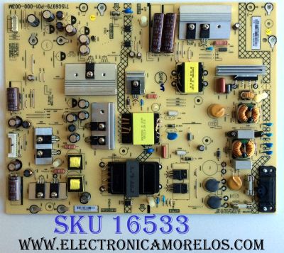 FUENTE DE PODER / SHARP EY811XAP5 / PLTVEY811XAP5 / 715G6979-P01-000-003M / PANEL TPT500J1-HVN07.U REV:S600K / MODELO LC-50LE651U