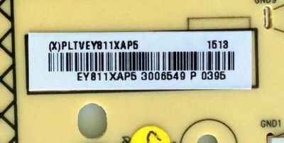 FUENTE DE PODER / SHARP EY811XAP5 / PLTVEY811XAP5 / 715G6979-P01-000-003M / PANEL TPT500J1-HVN07.U REV:S600K / MODELO LC-50LE651U - Imagen 2